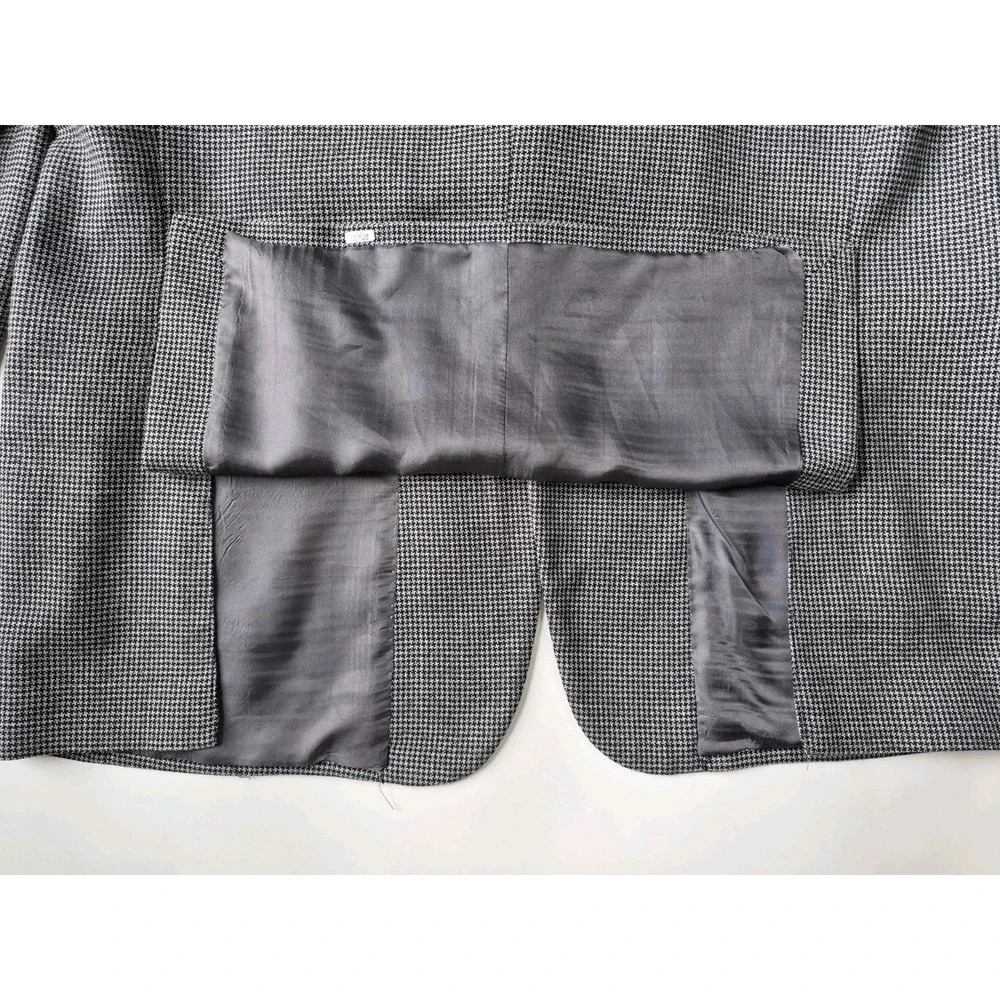 Joseph Abboud Mens 44R Two Button Silk Wool Sport Coat Blue Gray USA Nordstrom